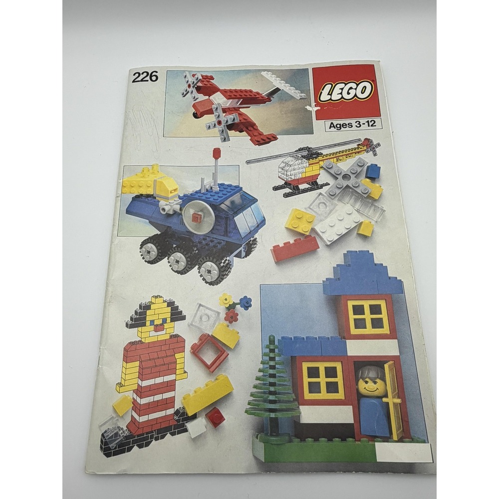 Vintage 1982 LEGO Idea Book 226 Building Ideas Ages 3-12 Softcover Illustrated